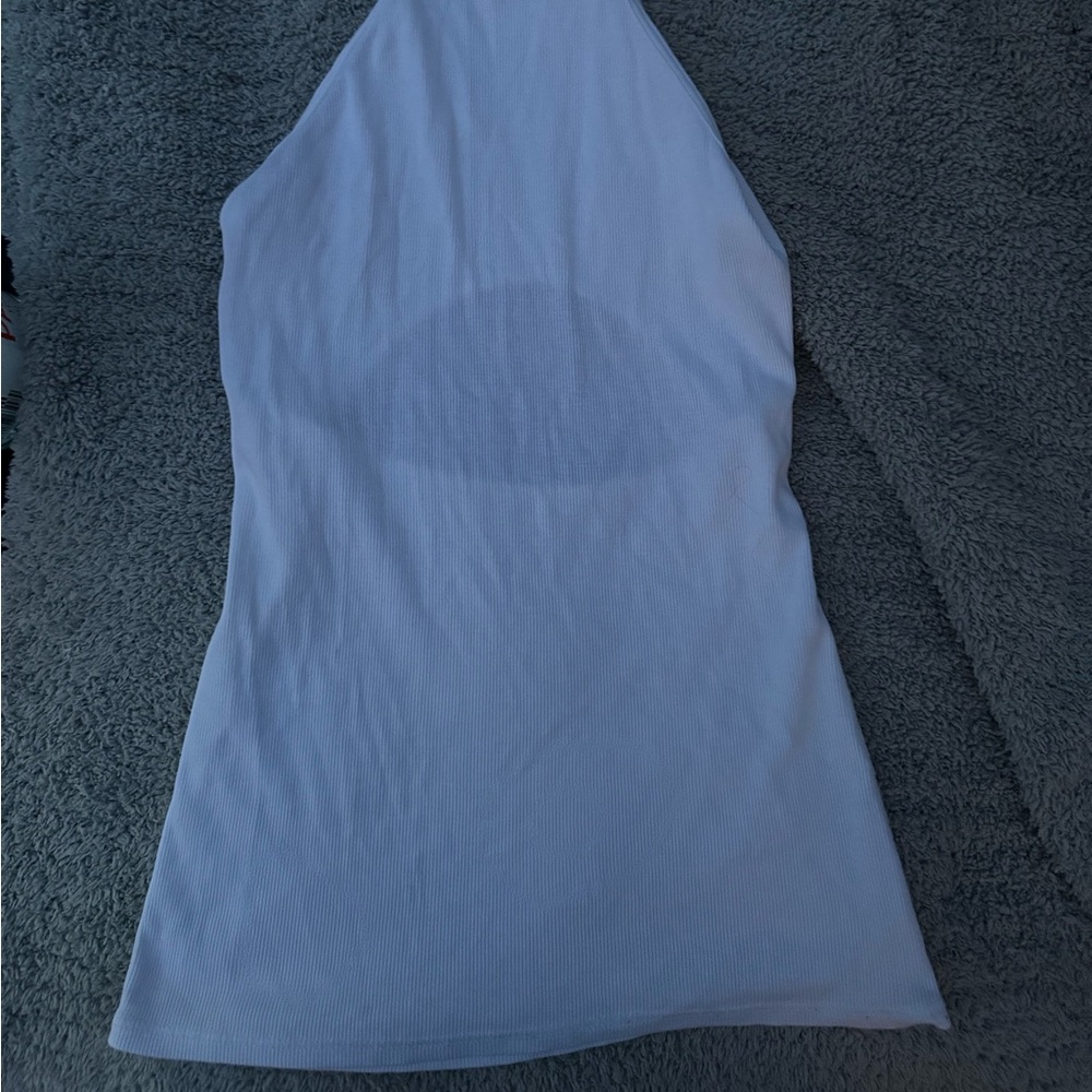 Lululemon White Ribbed Tank - Picture 7 of 10
